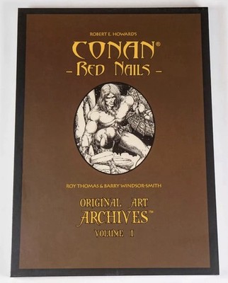 Barry Windsor-Smith CONAN RED NAILS Original Art Archives LARGE BOOK 14x19  2013