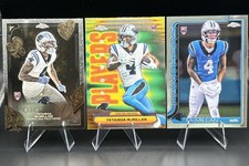 2025 Topps Chrome Football Tetairoa McMillan Fortune 15 + Power Players + Base
