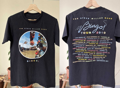 Steve Miller Band Bingo Tour New Classic Rare Cotton T-Shirt All Sizes Bo2481