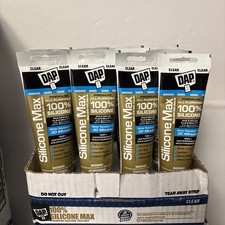 Case Of 12 - DAP Silicone Max Window, Door And Siding 2.8oz Each - Clear