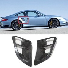 Carbon Fiber Vent Intake Cover Trim Side Fender For Porsche 911 997 2014-2012 Carbon Fiber Vent Intake Cover Trim Side Fender For Porsche 911 997 2014-2012