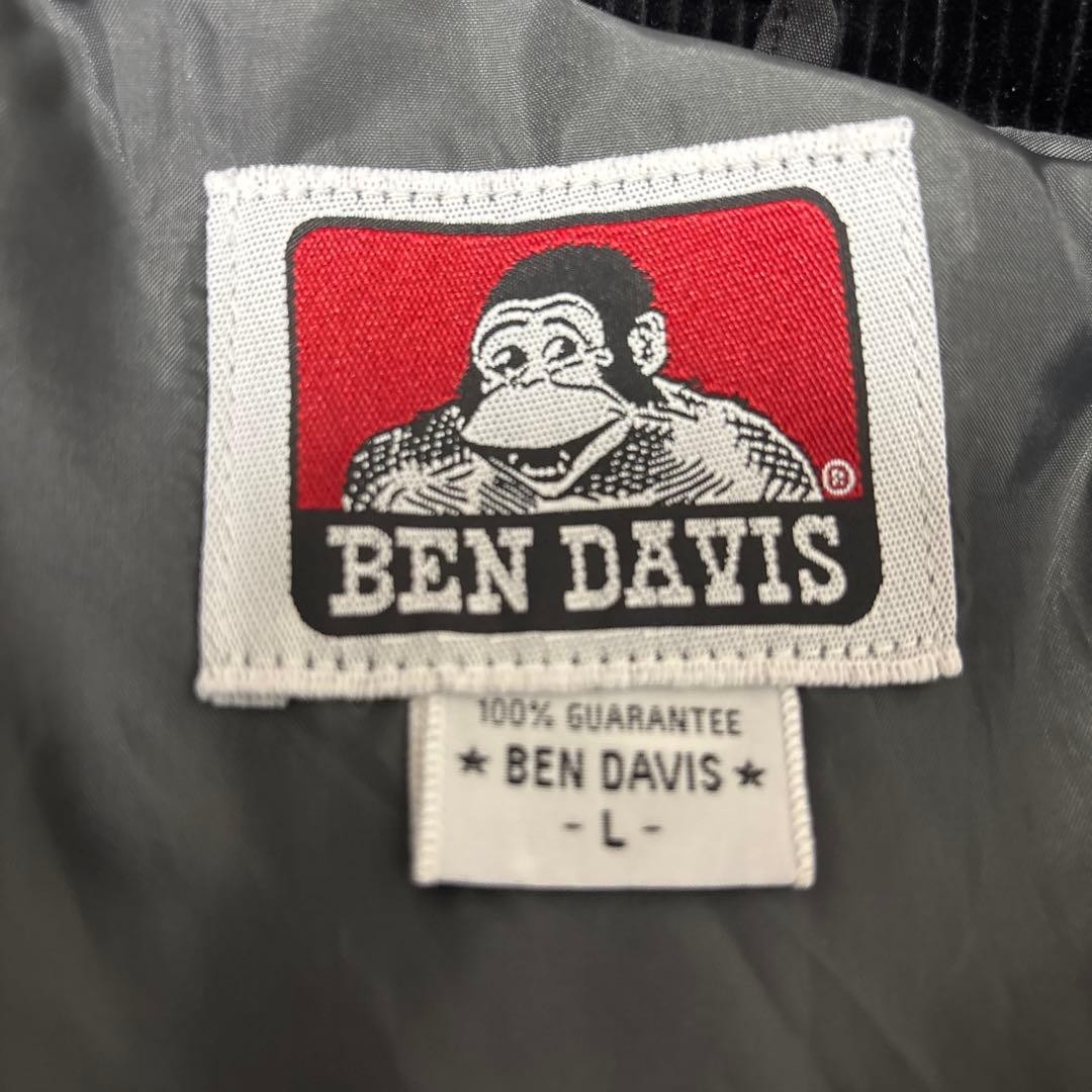 Ben Davis Nylon Jacket Black Button Corduroy Coll… - image 4