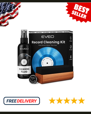 #ad #ad EVEO Vinyl Record Cleaning Kit 4In1 Vinyl Record Cleaner Kit for Vinyl Records $20.99
