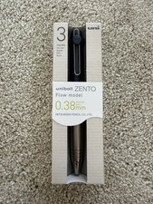 uniball ZENTO Flow Model 3-Color Ballpoint Pen 0.38mm Navy Black/Red/Blue ink