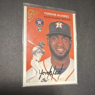 Topps 2020 Gallery Heritage Yordan Alvarez Rookie Insert #HT 14 Astros MLB