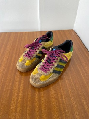 Gucci X Adidas Gazelle sneakers in multicolor leather size 7 US,6.5 UK,40 EU
