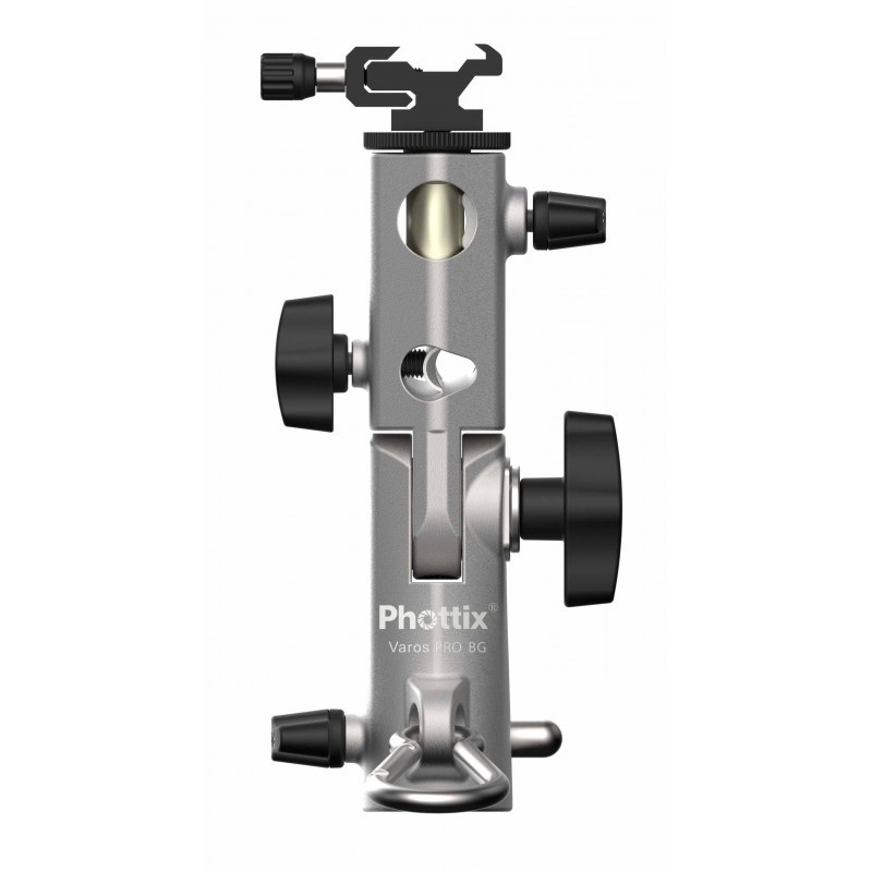 Rotule parapluie Phottix Varos Pro-BG support flash cobra pour studio photo argentique