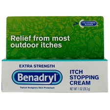 Benadryl Extra Strength Itch Stopping Cream, 1 oz