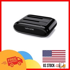 Versatile USB 3.0 Hard Drive Dock with Offline Cloning - Supports 2x20TB Storage