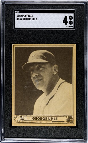1940 George Uhle #239