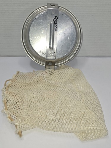 VINTAGE GIRL SCOUTS OF AMERICA REGAL L1A ALUMINUM MESS KIT WITH CUP & MESH BAG - Picture 2 of 6