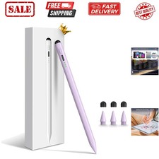 Stylus Pen for iPad, Dual-Tip 13 mins Fast Charge Pencil for Apple, Palm Reje...