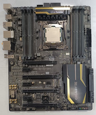 GAMING M/B + CPU: Gigabyte GA-X99UD4 + i7-6800K NO RAM / NO COOLER / USED