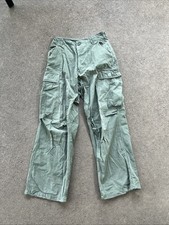 US Vietnam War Poplin OG 107 Jungle Trouser Pants 1966 26 X 26 Y988