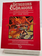 TSR Dungeons & Dragons Set 1 Basic Rules 1983 Complete with Dice