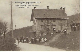 cartes postale Suisse: Restaurant des Brennetets (Route du Doubs) Péquignot.