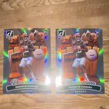 Donruss JUMBO Downtown Shedeur Sanders Rookie LOT OF 2