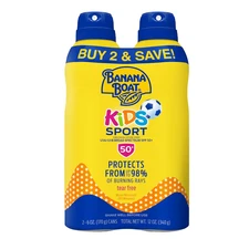 Sport Kids Sunscreen Spray SPF 50, Twin Pack | Spray Sunscreen for Kids, Childre