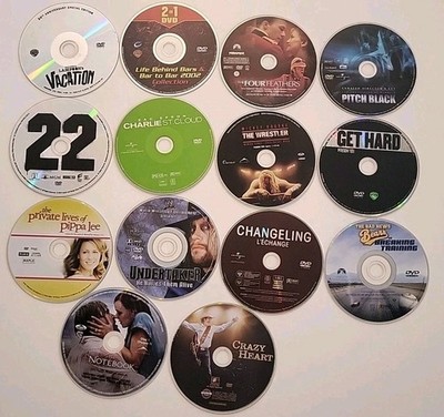 DVD Lot, 14 DISC & ARTWORK ONLY **NO CASES** Titles In Description