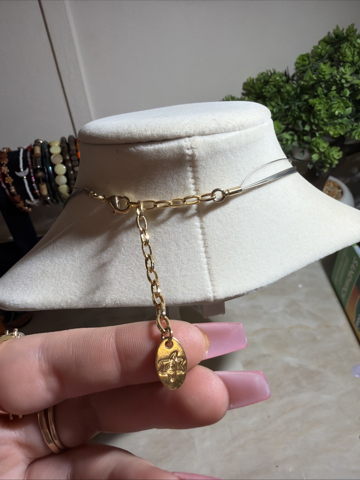 Irregular Circle Statement Piece Multi Wire - image 3