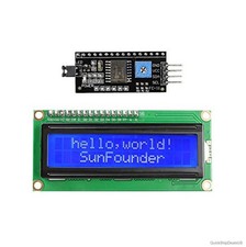 LCD1602 I2C Display Module 5V Backlit Contrast Adjust Potentiometer for Arduino