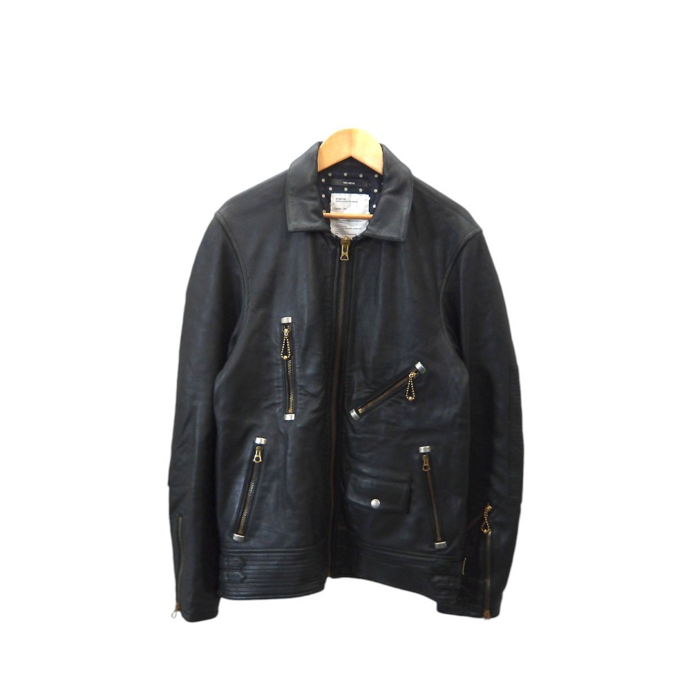 ジャケット・アウター WTAPS 09AW SPIDEY JACKET FIELD LTHR LAMB WTAPS 09AW Spidey Leather Lam Jacket Black Size L Used | eBay