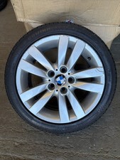 1 X BMW E90 E91 E92 E93 17” Alloy Wheel Double Spoke 161 ET34 8J Tyre 225/45/17