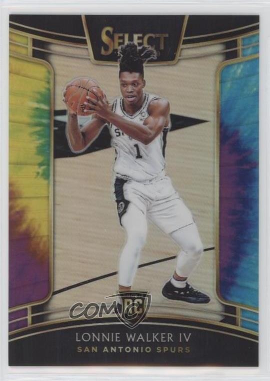 2018-19 Panini Select Concourse Tie-Dye Prizm 24/25 Lonnie Walker IV #77 k7n