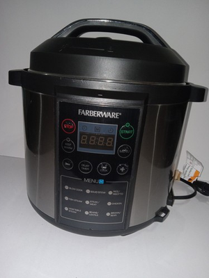 #ad #ad Farberware 7 In 1 Programmable Pressure Cooker Stainless amp; Black WM CS6004W 6 Qt $48.99
