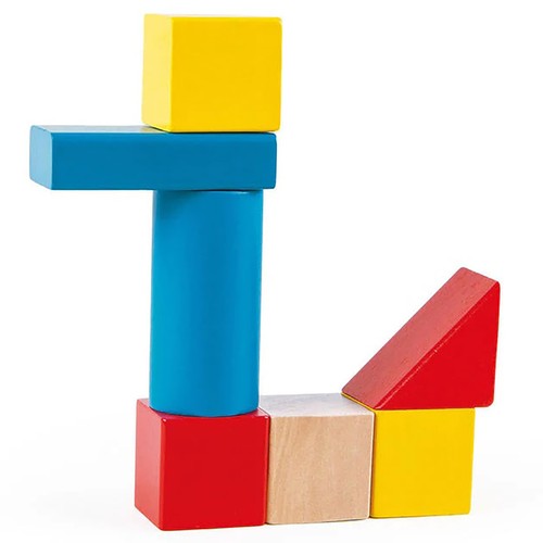Hape: Build Up & Away Blocks - 100 pcs - Assorted Wooden Set, 1+ - Picture 8 of 9