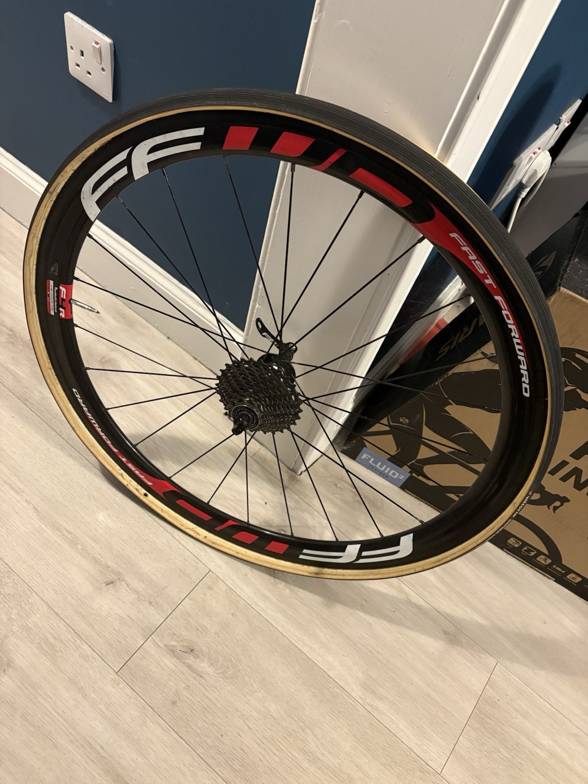 FFWD F4R Carbon Tubular Wheels Rim Brake. Vittoria Corsa 30c Tyres.
