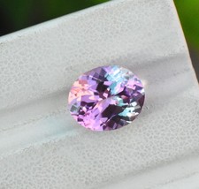 Flawless Ceylon Pink Sapphire Loose Oval Gemstone 12X10X6 mm AAA Grade 6.38 cts