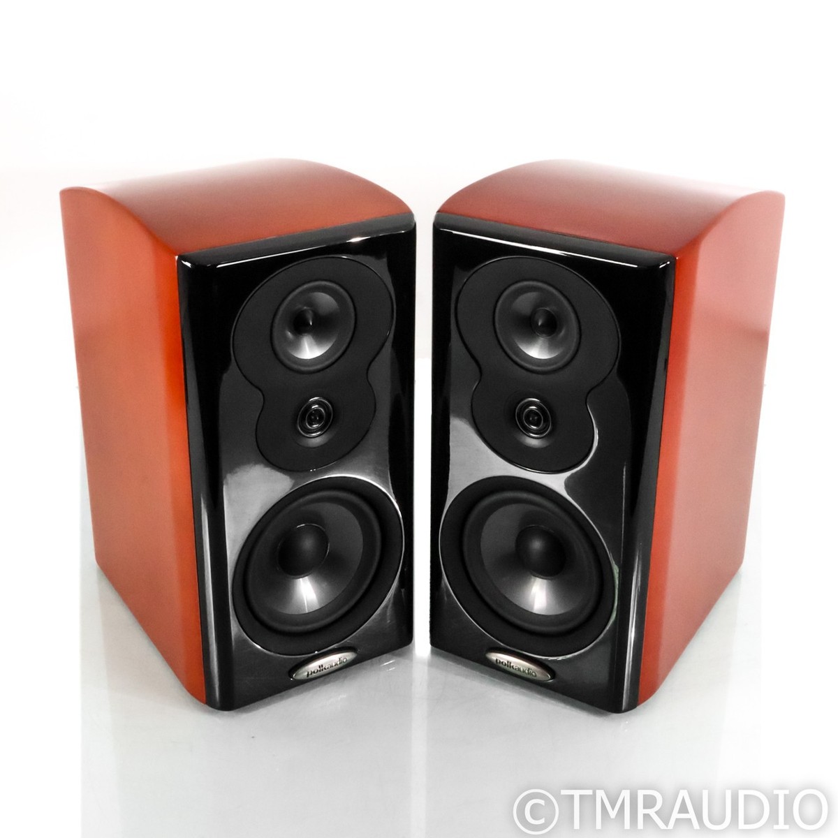 Polk Audio LSiM 703 Bookshelf Speakers; Cherry Pair