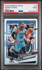 2023 PANINI DONRUSS OPTIC HOLO #34 DERRICK ROSE PSA 9
