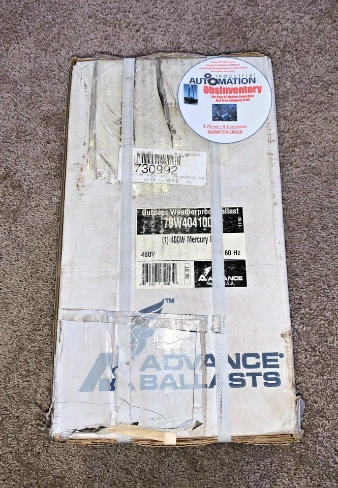 ADVANCE BALLAST 79W4041-001 / 79W4041001 400W MERCURY H33 (NEW IN BOX) - Image 3 of 4