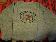 Vintage San Francisco / Fisherman's Wharf Sweatshirt Medium - double sided