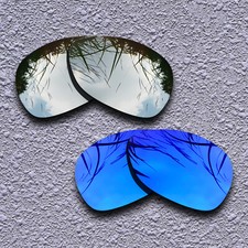US Silver Violet Purple Replacement Lenses For-Oakley Feedback Polarized