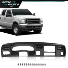 Dash Instrument Cluster Radio Trim Bezel Fit For 99-04 Ford F250 F350