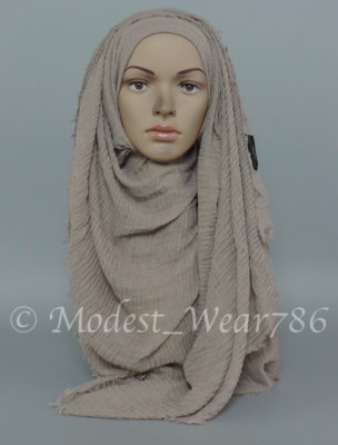 Hijab Donna Viscose 170x80 Sciarpa Hijab In Viscosa Premium Maxi