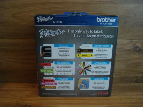 Brother P-Touch Easy Compact Label Maker PT-D210BK - Picture 3 of 4