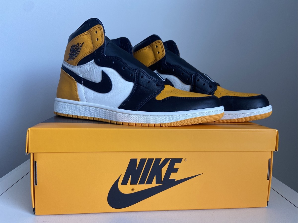 Size 11 - Nike Air Jordan 1 Retro High OG Yellow Toe 2022 Size 11 - Nike Air Jordan 1 Retro High OG Yellow Toe 2022