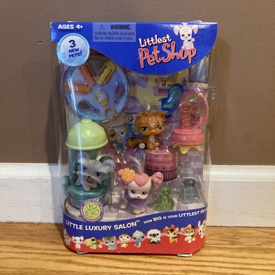 Littlest Pet Shop LPS Little Luxury Salon 225 Poodle 226 Cat 227 Dog NIB NRFB