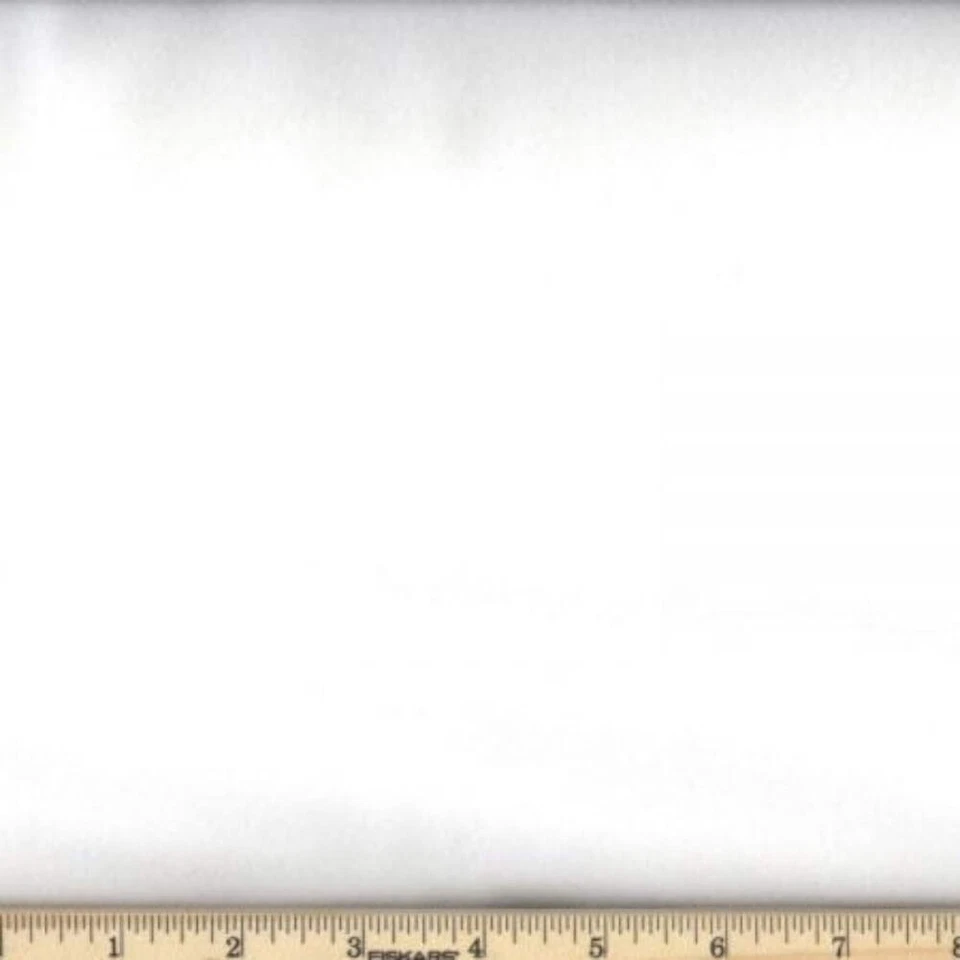 MARSHALL DRY GOODS Solid White Snuggle Flannel Fabric 45" BTY