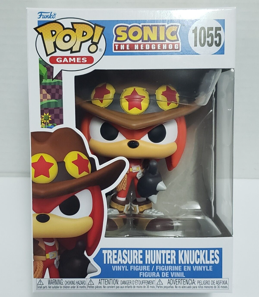 Sonic the Hedgehog Funko POP TREASURE HUNTER KNUCKLES Figure #1055 New