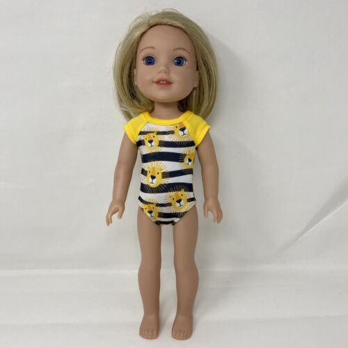 American Girl Wellie Wisher Camille Doll FGD40 Blonde Blue Eyes 14.5” Inch