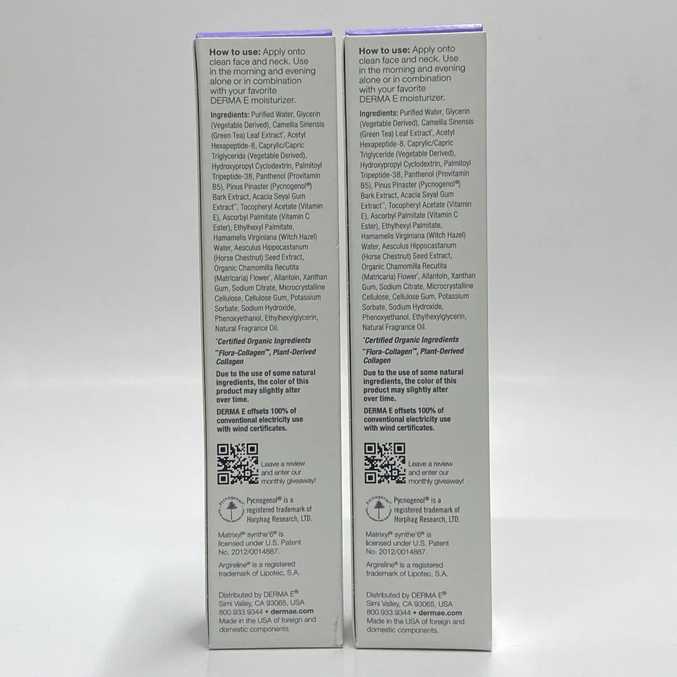 Derma E Advanced Peptide and Flora-Collagen Serum, 2 oz.     (Pack 2) - Image 4 of 4