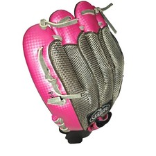 Louisville Slugger 10.5" Pink, Gray Diva Series Glove DV14-HP