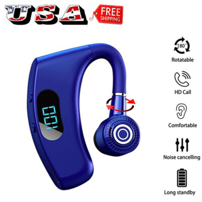 Bluetooth Earphone Wireless Headset Hands-free Earbud with Mic for Cell Phones