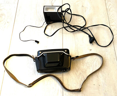 CMEHA Smena SL Fotoapparat mit Tasche und externen Blitz sowie ORWO FIlm