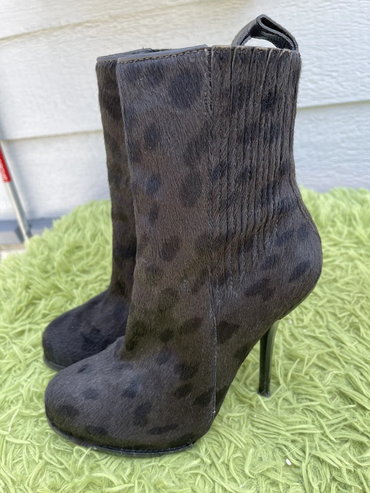 Alexander Wang Ankle Boots Pony Hair Women’s Size 37 - Image 3 of 4